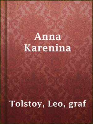 Anna Karenina - ebook
